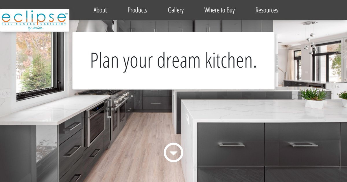 Eclipse Cabinetry official website — kitchen and bath cabinetry