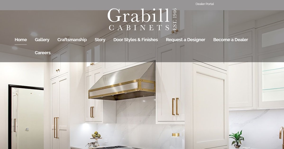 Grabill Cabinets official website — kitchen and bath cabinetry
