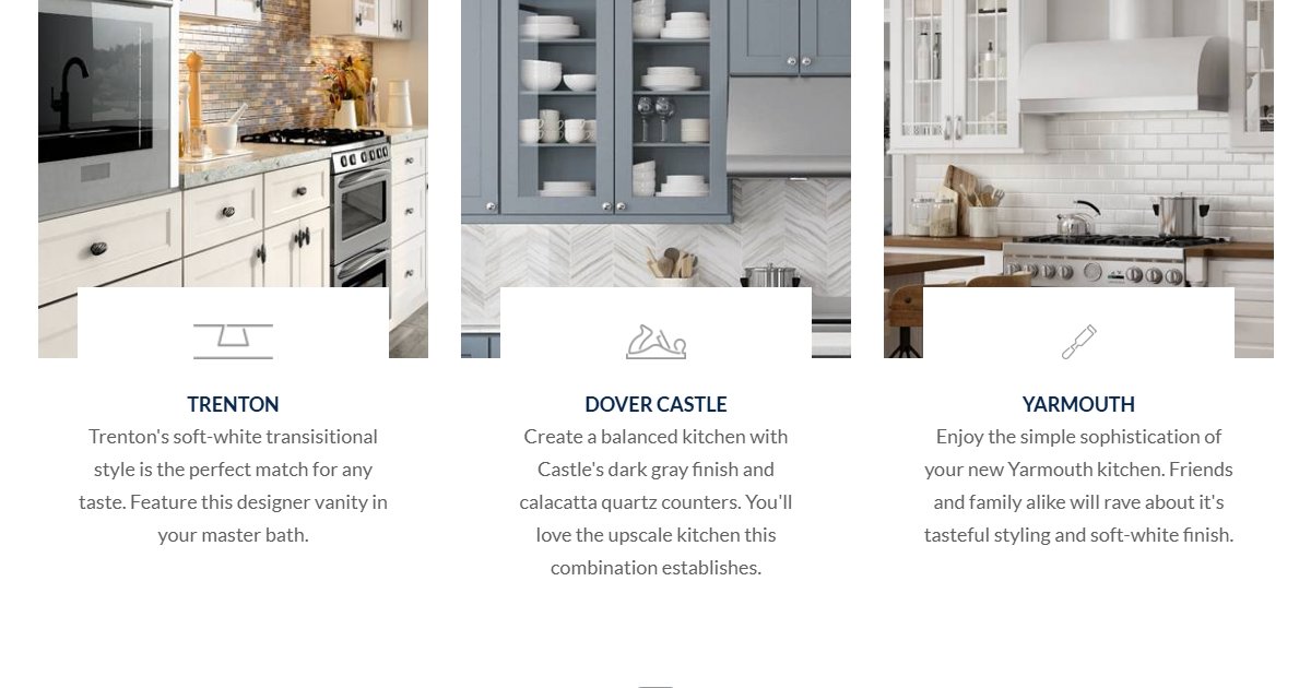 JSI Cabinetry website — featured projects and brand details