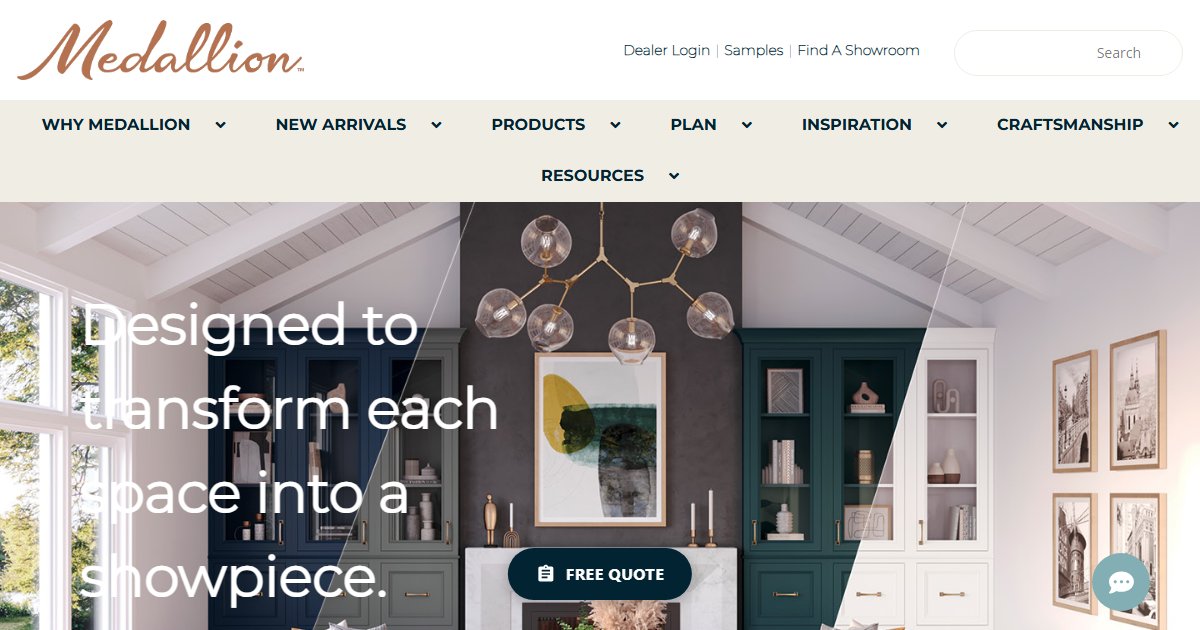 Medallion Cabinetry official website — kitchen and bath cabinetry