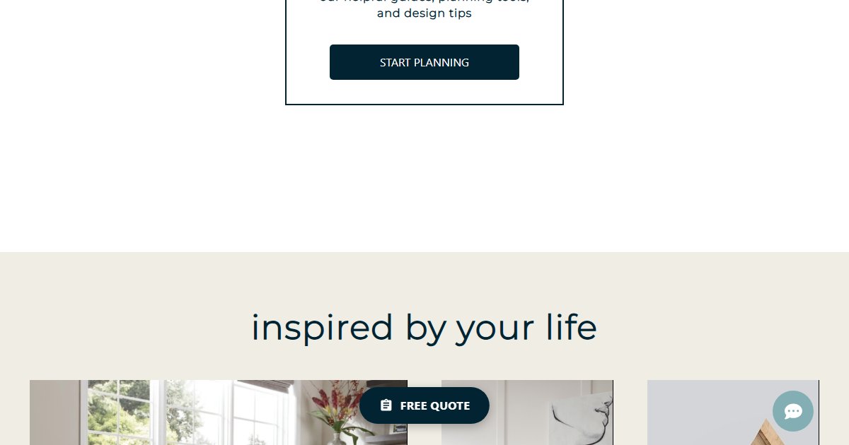 Medallion Cabinetry website — featured projects and brand details