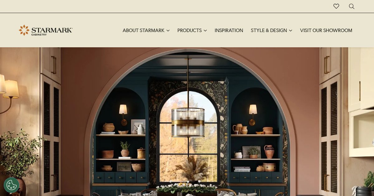 StarMark Cabinetry official website — kitchen and bath cabinetry