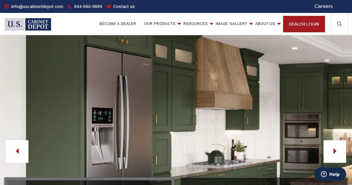 US Cabinet Depot official website — kitchen and bath cabinetry