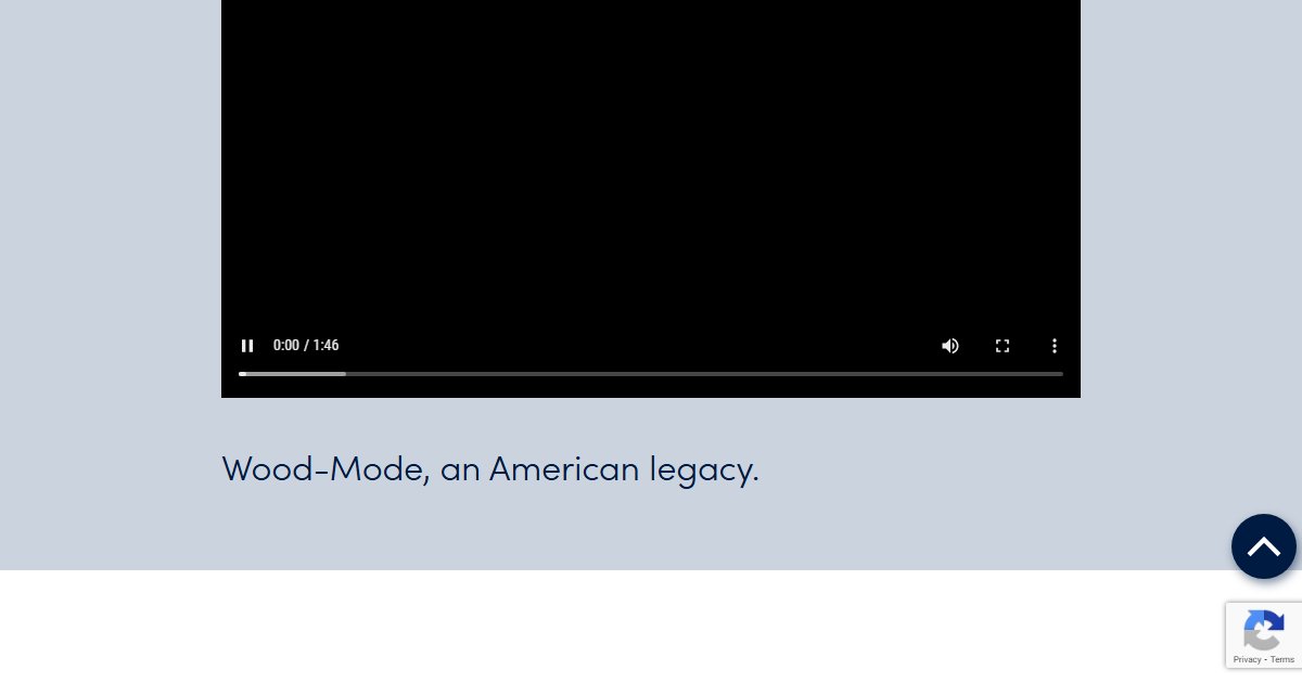 Wood-Mode website — featured projects and brand details